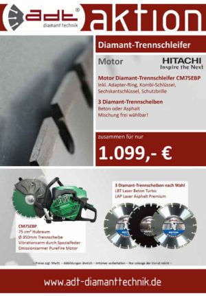 Hitachi Diamant-Trennschleifer CM75EBP Angebot
